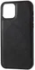 Apple iPhone 12 Pro Max Hoesje Kunstlederen Back Cover Zwart afbeelding 1