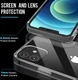Apple iPhone 12 Mini Hoesje Armor Back Cover Transparant afbeelding 2