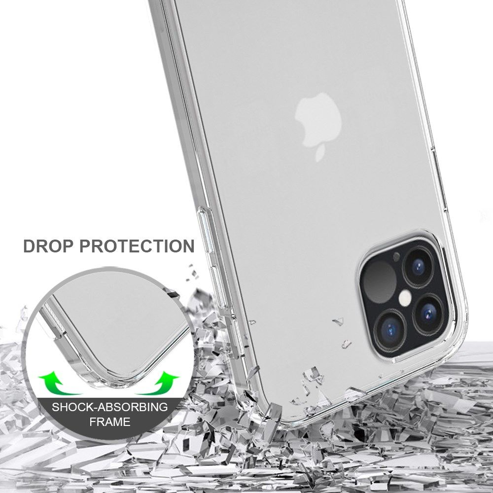 Apple iPhone 12 / 12 Pro Hoesje Armor Back Cover Transparant afbeelding 5