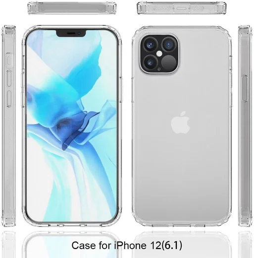 Apple iPhone 12 Pro Max Hoesje Armor Back Cover Transparant afbeelding 8
