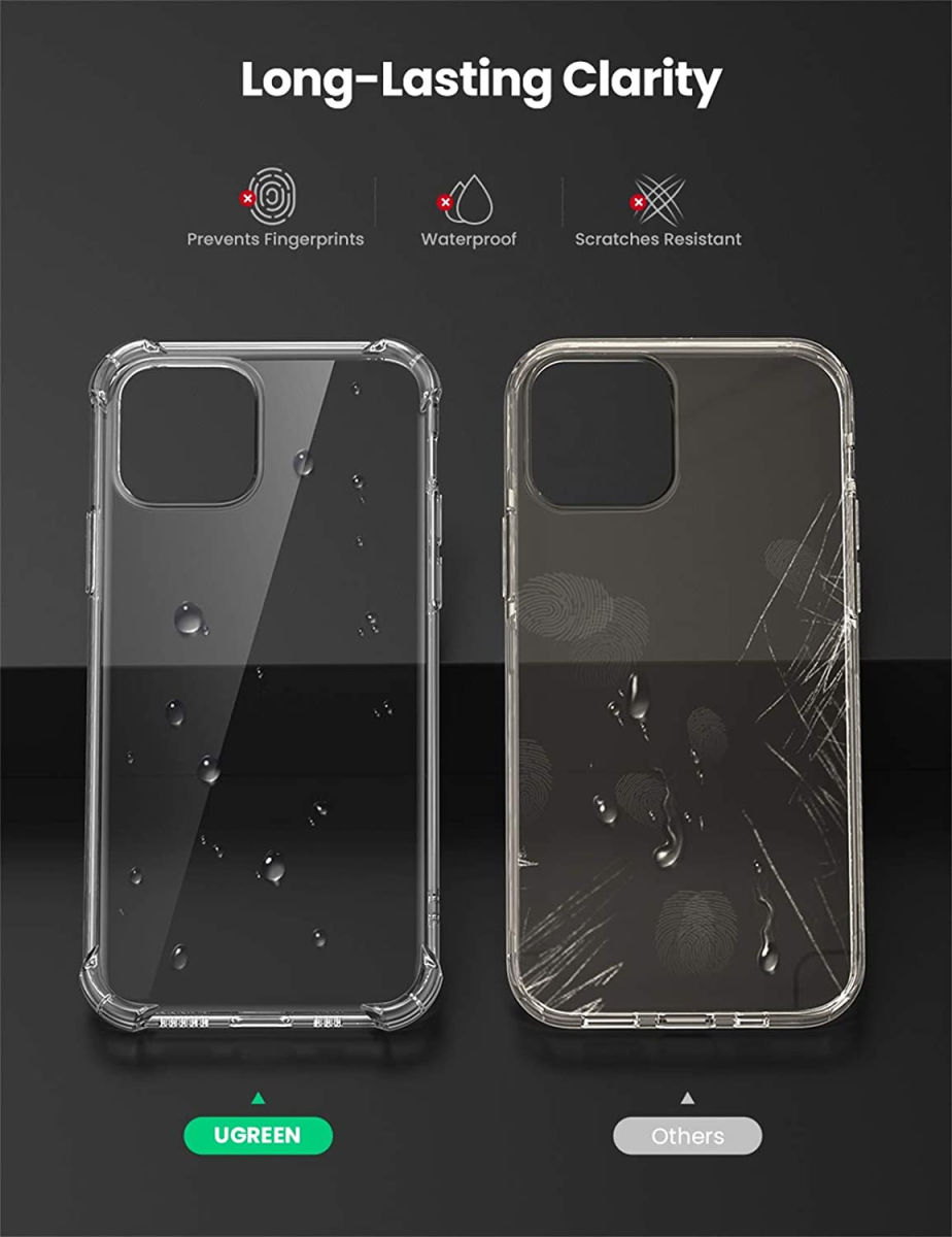 Apple iPhone 12 Mini Rugged Transparante TPU Back Cover Hoesje afbeelding 15