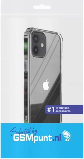 Apple iPhone 12 Mini Rugged Transparante TPU Back Cover Hoesje afbeelding 4