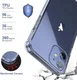 Apple iPhone 12 / 12 Pro Rugged Transparante TPU Back Cover Hoesje afbeelding 4