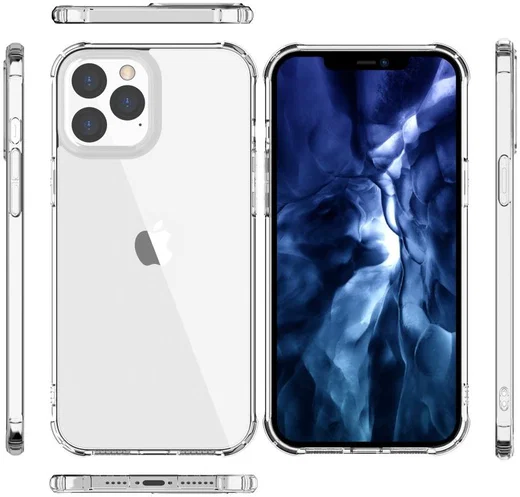 Apple iPhone 12 Pro Max Hoesje Schokbestendig TPU Transparant afbeelding 7