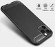 Apple iPhone 12 Hoesje Geborsteld TPU Flexibel Zwart afbeelding 4