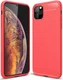Apple iPhone 12 Hoesje Geborsteld TPU Flexibel Rood afbeelding 5
