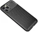 Apple iPhone 12 Pro Max Hoesje Siliconen Carbon Back Cover Zwart afbeelding 4
