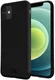 HappyCase Apple iPhone 12 Mini Hoesje Siliconen Back Cover Zwart afbeelding 1