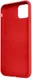 HappyCase Apple iPhone 12 Mini Hoesje Siliconen Back Cover Rood afbeelding 2