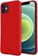 HappyCase Apple iPhone 12 Mini Hoesje Siliconen Back Cover Rood afbeelding 1