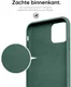 HappyCase Apple iPhone 12 Mini Hoesje Siliconen Back Cover Groen afbeelding 7