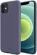 HappyCase Apple iPhone 12 Mini Hoesje Siliconen Back Cover Grijs afbeelding 1