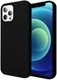 HappyCase Apple iPhone 12 Hoesje Siliconen Back Cover Zwart afbeelding 1