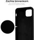 HappyCase Apple iPhone 12 Hoesje Siliconen Back Cover Zwart afbeelding 6