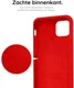 HappyCase Apple iPhone 12 Hoesje Siliconen Back Cover Rood afbeelding 7