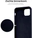HappyCase Apple iPhone 12 Hoesje Siliconen Back Cover Blauw afbeelding 6