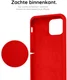 HappyCase Apple iPhone 12 Pro Max Hoesje Siliconen Back Cover Rood afbeelding 7
