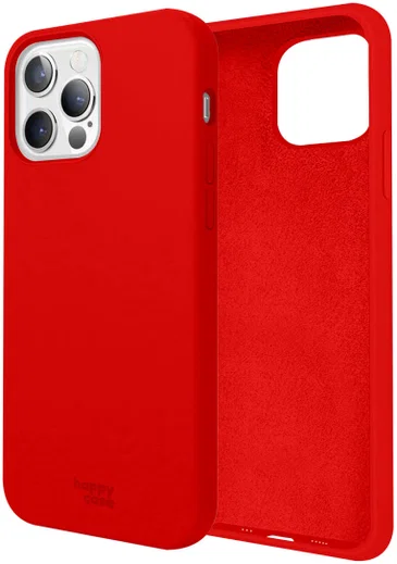 HappyCase Apple iPhone 12 Pro Max Hoesje Siliconen Back Cover Rood afbeelding 8