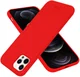HappyCase Apple iPhone 12 Pro Max Hoesje Siliconen Back Cover Rood afbeelding 2