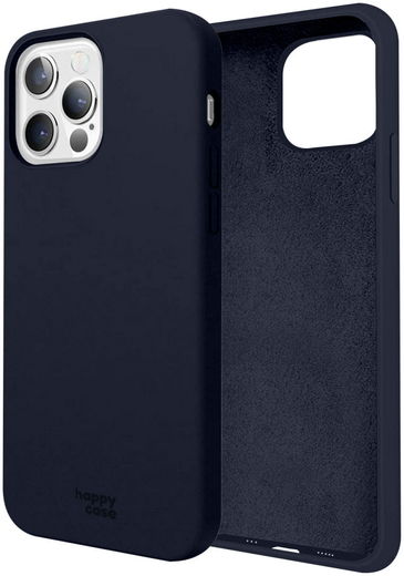 HappyCase Apple iPhone 12 Pro Max Hoesje Siliconen Back Cover Blauw afbeelding 6