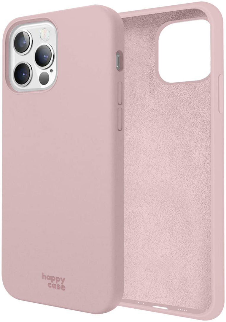 HappyCase Apple iPhone 12 Pro Max Hoesje Siliconen Back Cover Roze afbeelding 11