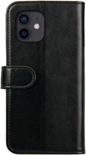 Rosso Element iPhone 12 Mini Hoesje Book Cover Zwart afbeelding 2