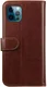 Rosso Element iPhone 12 Pro Max Hoesje Book Cover Bruin afbeelding 2
