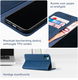 Rosso Element iPhone 12 Mini Hoesje Book Cover Blauw afbeelding 4