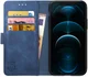 Rosso Element iPhone 12 Pro Max Hoesje Book Cover Blauw afbeelding 1