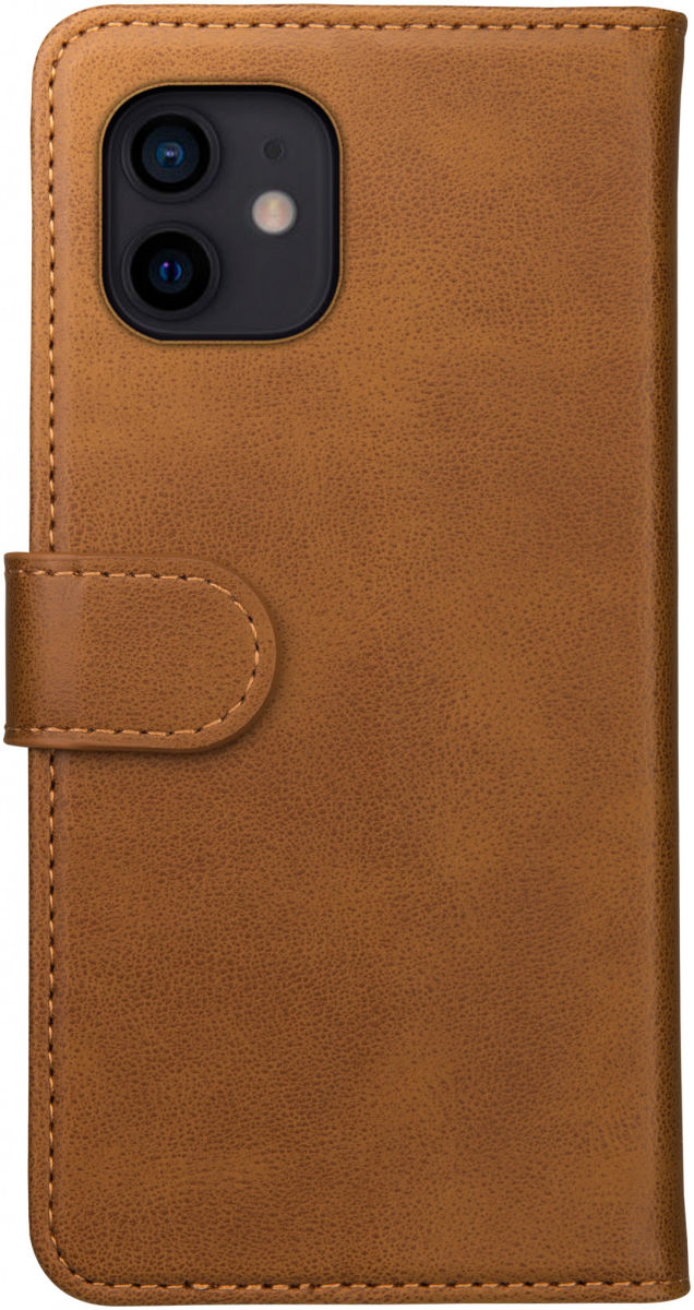 Rosso Element iPhone 12 Mini Hoesje Book Cover Lichtbruin afbeelding 2
