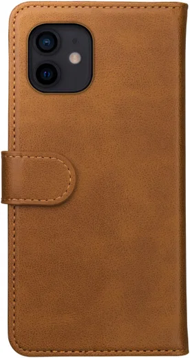 Rosso Element iPhone 12 Mini Hoesje Book Cover Lichtbruin afbeelding 2