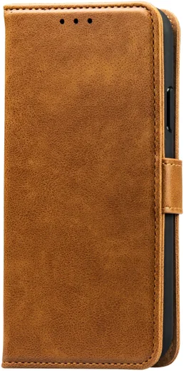 Rosso Element Apple iPhone 12 / 12 Pro Hoesje Book Cover Lichtbruin afbeelding 11