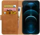 Rosso Element iPhone 12 Pro Max Hoesje Book Cover Lichtbruin