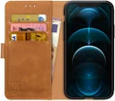 Rosso Element iPhone 12 Pro Max Hoesje Book Cover Lichtbruin