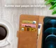 Rosso Element iPhone 12 Pro Max Hoesje Book Cover Lichtbruin afbeelding 10