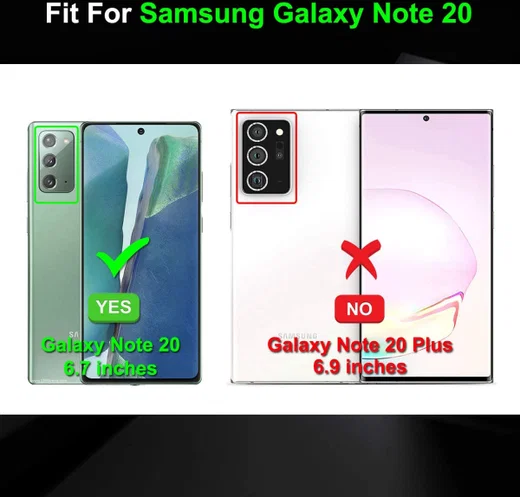 Samsung Galaxy Note 20 Hybride Kickstand Hoesje Blauw afbeelding 9