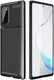 Samsung Galaxy Note 20 Hoesje Siliconen Carbon Back Cover Zwart afbeelding 4