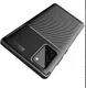 Samsung Galaxy Note 20 Hoesje Siliconen Carbon Back Cover Zwart afbeelding 5