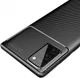 Samsung Galaxy Note 20 Hoesje Siliconen Carbon Back Cover Zwart afbeelding 6