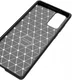 Samsung Galaxy Note 20 Hoesje Siliconen Carbon Back Cover Zwart afbeelding 8