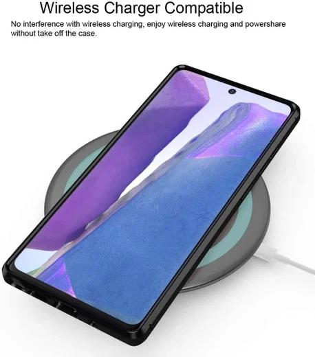 Samsung Galaxy Note 20 Hoesje Geborsteld TPU Flexibel Zwart afbeelding 6