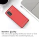 Samsung Galaxy Note 20 Hoesje Geborsteld TPU Flexibel Rood afbeelding 4