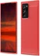 Samsung Galaxy Note 20 Ultra Hoesje Geborsteld TPU Flexibel Rood afbeelding 1