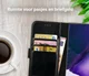 Rosso Element Galaxy Note 20 Ultra Hoesje Book Cover Wallet Case Zwart afbeelding 9