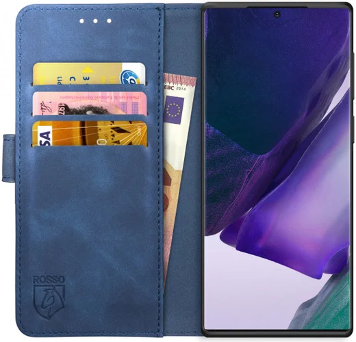 Rosso Element Samsung Galaxy Note 20 Ultra Hoesje Book Cover Blauw afbeelding 1