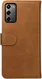 Rosso Element Galaxy Note 20 Hoesje Book Cover Wallet Case Lichtbruin afbeelding 2