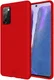 HappyCase Samsung Galaxy Note 20 Siliconen Back Cover Hoesje Rood afbeelding 1