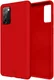 HappyCase Samsung Galaxy Note 20 Siliconen Back Cover Hoesje Rood afbeelding 2