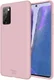 HappyCase Samsung Galaxy Note 20 Siliconen Back Cover Hoesje Roze afbeelding 1