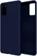 HappyCase Samsung Note 20 Siliconen Back Cover Hoesje Donkerblauw afbeelding 2
